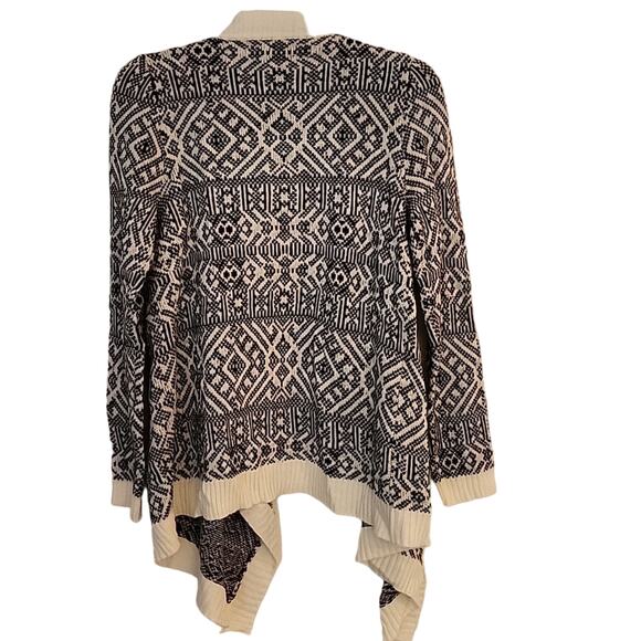 Pink Rose Waterfall Cardigan Sweater, Medium - Picture 6 of 6